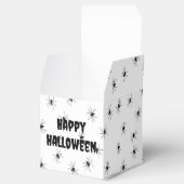Wunderschöne kleine Spinnen über Halloween Geschenkschachtel (Geöffnet)