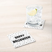 Wunderschöne kleine Spinnen über Halloween Rechteckiger Pappuntersetzer (Vor Ort)