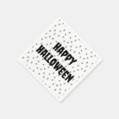 Wunderschöne kleine Spinnen über Halloween Serviette (Ecke)