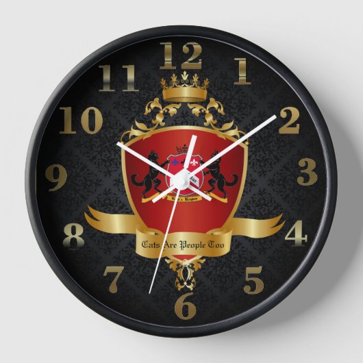 Wunderschöne Koljas Königliche Wall Uhr! Uhr (Vorderseite)