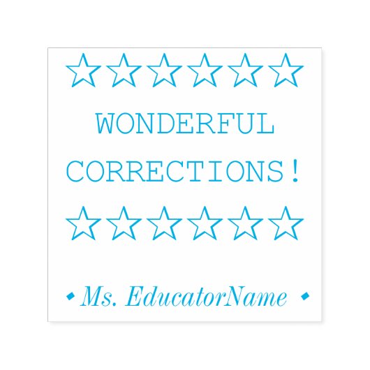 "WUNDERSCHÖNE KORREKTUREN!" Briefmarke aus Kautsch Permastempel (Design)