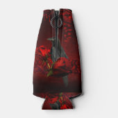 Wunderschöne Krähe Flaschenkühler (Rückseite)