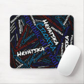 Wunderschöne kroatische Flaggenfarben Patriotic Mousepad (Mit Mouse)
