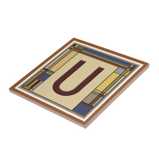 Wunderschöne Kunst & Handwerk Geometrische erste U Fliese (Seite)