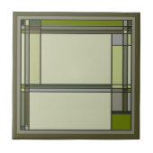 Wunderschöne Kunst & Handwerk Geometrisches Muster Fliese (Vorderseite)