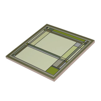 Wunderschöne Kunst & Handwerk Geometrisches Muster Fliese