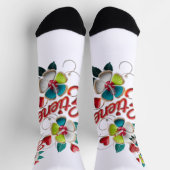 wunderschöne Kunstwerke: Socken (Oben)