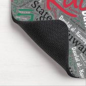 Wunderschöne Kuwait Flag Farben Patriotic Mousepad (Ecke)