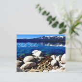 Wunderschöne Lake Tahoe-Ansichtskarte Postkarte (Stehend Vorderseite)