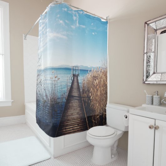 Wunderschöne Landschaft Duschvorhang (Beispiel)