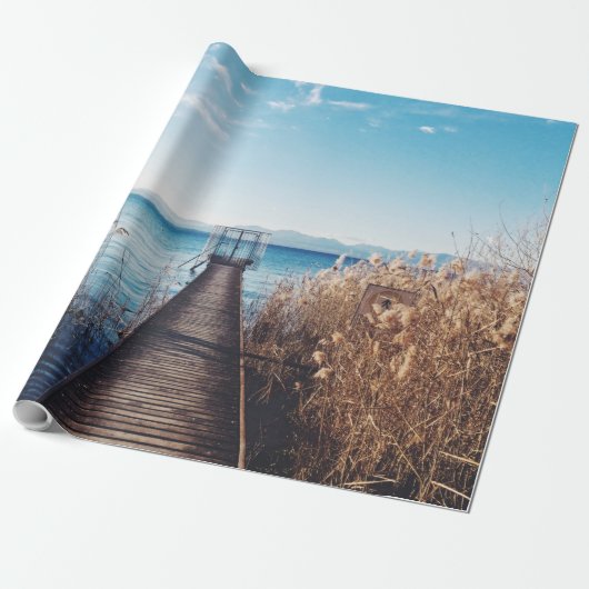 Wunderschöne Landschaft Geschenkpapier (Ungerollt)