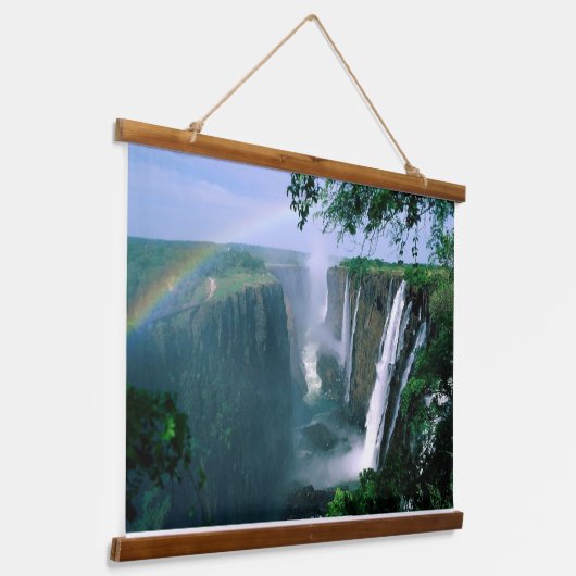 wunderschöne Landschaft Wandteppich Mit Holzrahmen (Gewinkelt)