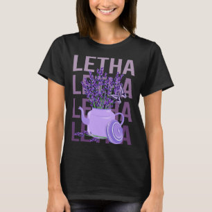Wunderschöne Lavendel - Letha Name T-Shirt