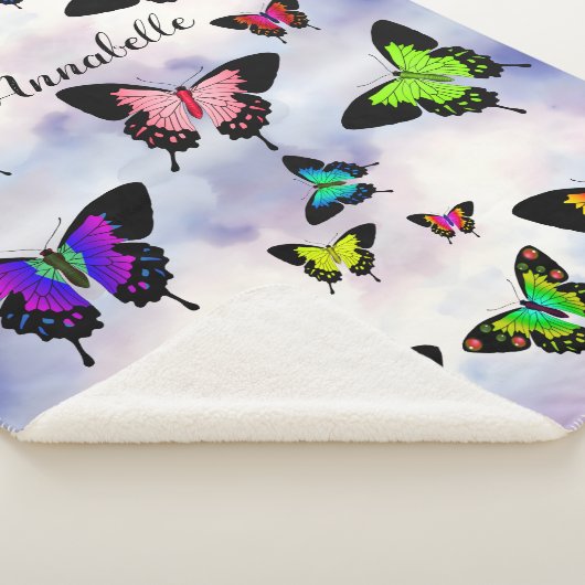 Wunderschöne lebendige Schmetterlinge mit Namen pe Sherpadecke (3/4)