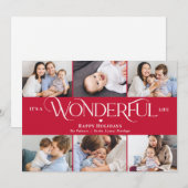 Wunderschöne lebenswerte FARBURLAUB Fotokarte Feiertagskarte (Vorne/Hinten)