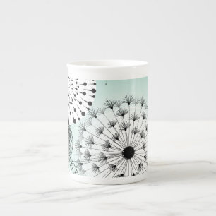 Wunderschöne Leuchten Blue Bone China Tasse