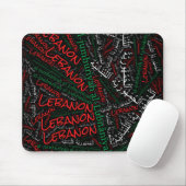 Wunderschöne libanesische Flaggenfarben Patriotic Mousepad (Mit Mouse)