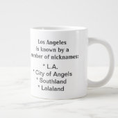 Wunderschöne Los Angeles Jumbo Tasse! Jumbo-Tasse (Rechts)