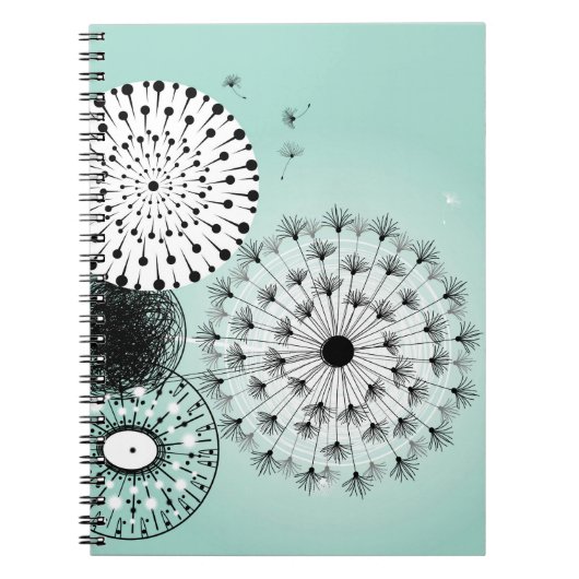 Wunderschöne Lüster Blue Notebook Notizblock (Vorderseite)