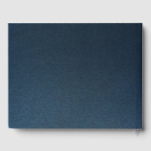 wunderschöne marineblaue und staubige Rose Blume b Gästebuch (Rückseite)