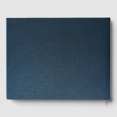 wunderschöne marineblaue und staubige Rose Blume b Gästebuch (Rückseite)