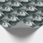 Wunderschöne Marmorspirale Geschenkpapier (Ecke)