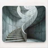 Wunderschöne Marmorspirale Mousepad (Vorne)