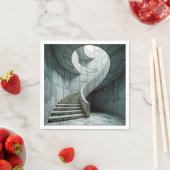 Wunderschöne Marmorspirale Serviette (Beispiel)