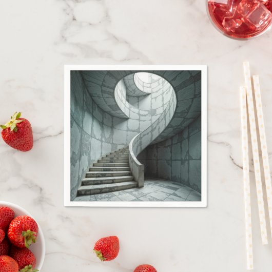 Wunderschöne Marmorspirale Serviette (Beispiel)