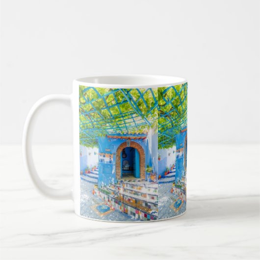 wunderschöne marokkanische Tasse mit farbenfroher (Links)