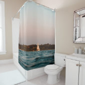 Wunderschöne Meereslandschaft | Bestes Geschenk fü Duschvorhang (Beispiel)