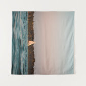 Wunderschöne Meereslandschaft | Bestes Geschenk fü Wandteppich (Vorderseite (Horizontal))