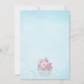 Wunderschöne Meerjungfrau auf einer Meeresschildkr Einladung (Rückseite)