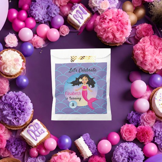 Wunderschöne Meerjungfrau Geschenktütchen