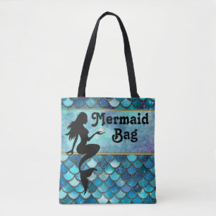 Wunderschöne Meerjungfrau-Tote-Tasche Tasche