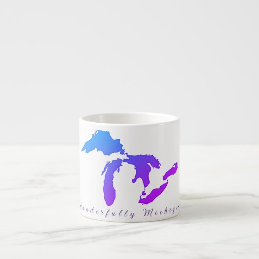 Wunderschöne Michigan-Tasse Espressotasse (Vorderseite)
