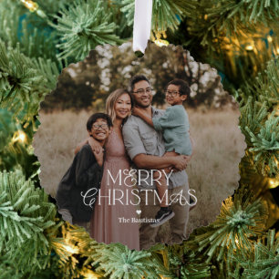 Wunderschöne Mix Ornament Weihnachtskarte Karte