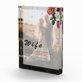 Wunderschöne moderne Ehefrau Definition Überraschu Fotoblock (Rechts)