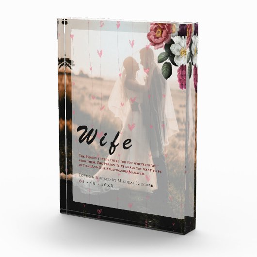 Wunderschöne moderne Ehefrau Definition Überraschu Fotoblock (Rechts)