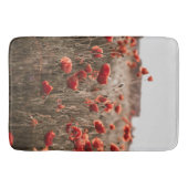 wunderschöne Mohnblüte Badematte (Vorderseite)