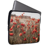 wunderschöne Mohnblüte Laptopschutzhülle (Vorne Rechts)