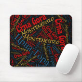Wunderschöne Montenegro Flag Farben Patriotic Mousepad (Mit Mouse)