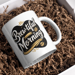 Wunderschöne morgendliche, lustige Coffee-begabte Kaffeetasse