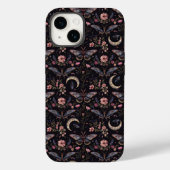 Wunderschöne Motten Blumen und Monde Muster Case-Mate iPhone Hülle (Rückseite)