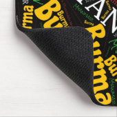 Wunderschöne Myanmar Flag Colors Patriotic Mousepad (Ecke)