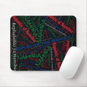 Wunderschöne Namibia Flag Farben Patriotic Mousepad (Mit Mouse)
