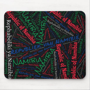Wunderschöne Namibia Flag Farben Patriotic Mousepad