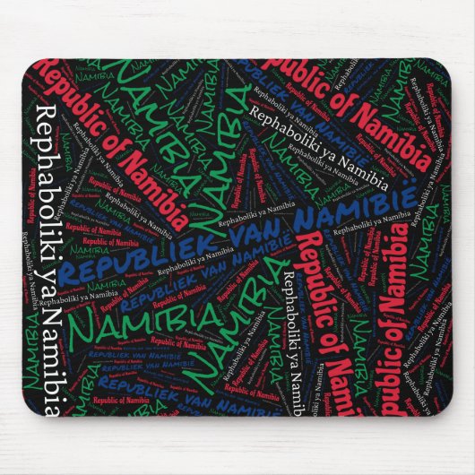 Wunderschöne Namibia Flag Farben Patriotic Mousepad (Vorne)