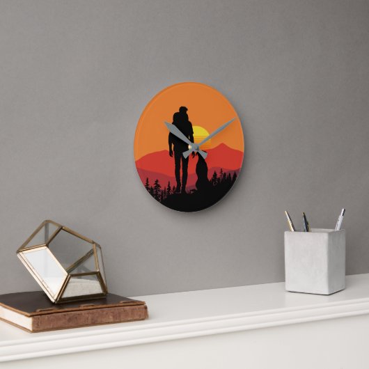 Wunderschöne Naturerlebnisse Runde Wanduhr (Büro)