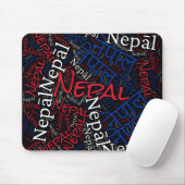 Wunderschöne nepalische Flaggenfarben Patriotik Mousepad (Mit Mouse)